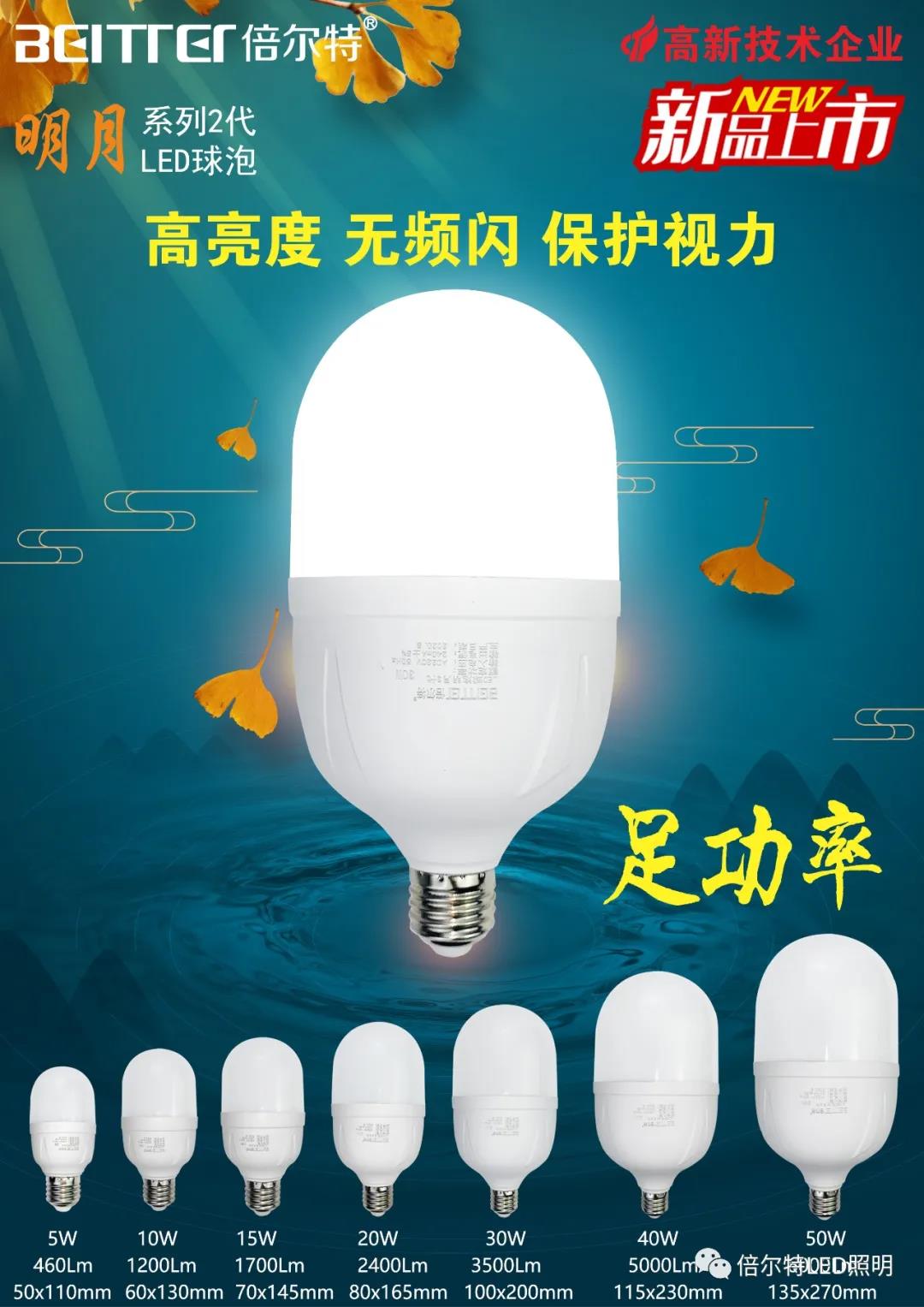 倍尔特、明月系列 50W E27