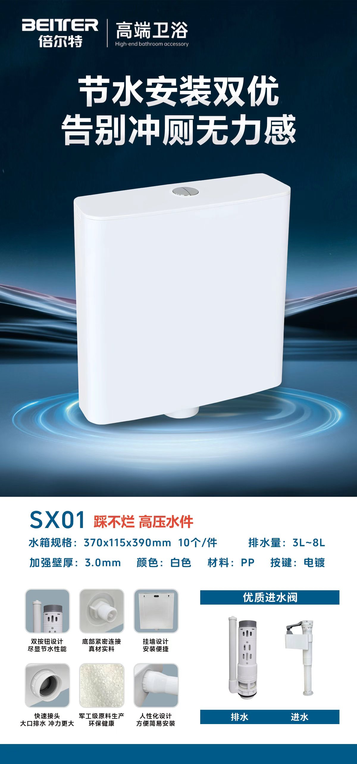 倍尔特水箱SX01